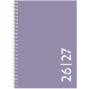 SIMPLEX Schüleragenda Colors 26/27 40133S427 1W/2S 17M lavendel 12x16.5cm