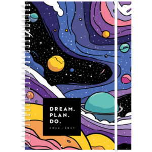 SIMPLEX Schüleragenda Emotions 26/27 500215.27 1W/2S 17M Universe 14.8x21cm