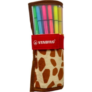 STABILO Rollerset Pen 68 1mm CH6825080 Giraffe 25 Stück