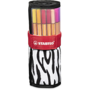 STABILO Rollerset Point 88 0.4mm CH8825080 Zebra 25 Stück