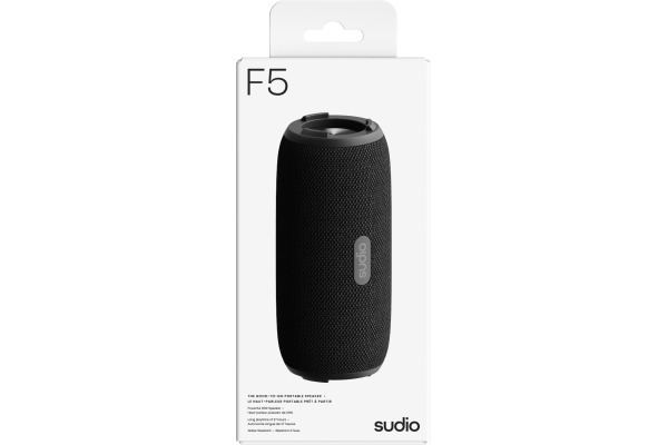 SUDIO Portable Speaker 20W F5BLK F5, Black – Bild 4