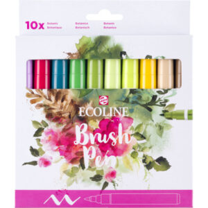 TALENS Ecoline Brush Pen Set 11509814 ass. Botanic 10 Stück