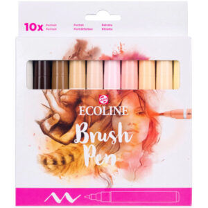 TALENS Ecoline Brush Pen Set 11509816 ass. Skin 10 Stück