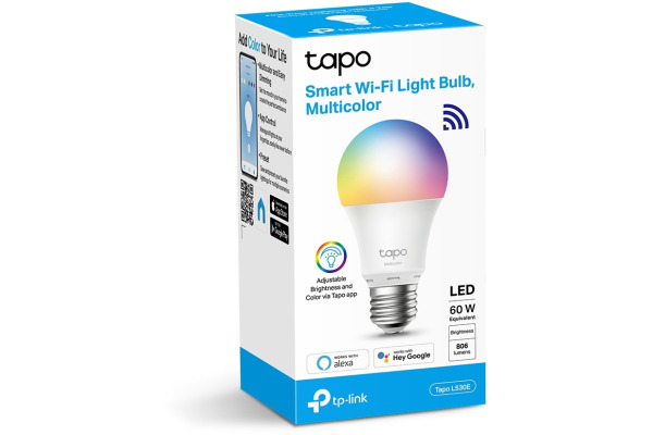 TP-LINK Leuchtmittel LED E27 TAPOL530E WiFi, dimmbar, multicolor – Bild 2