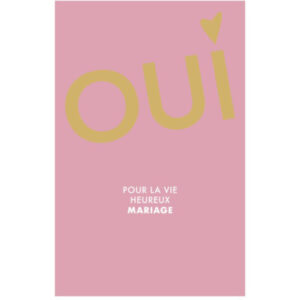 ABC Hochzeitskarte FR B6 53121 OUI