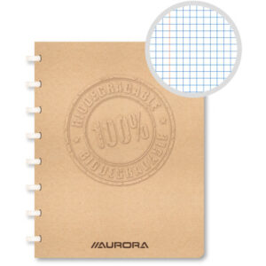 ADOC Spiralbuch BIO A5 3055.150 braun, kariert 72 Blatt