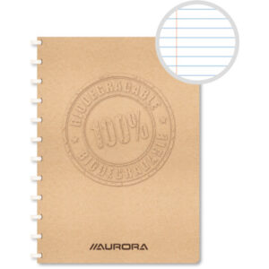 ADOC Spiralbuch BIO A4 6011.150 braun, liniert 72 Blatt