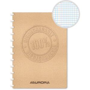 ADOC Spiralbuch BIO A4 6055.150 braun, kariert 72 Blatt