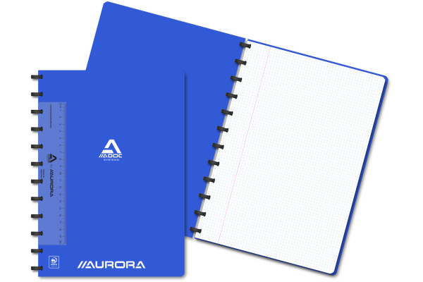 ADOC Notizheft A4 6099.741 kariert blau – Bild 2