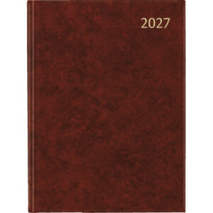 AURORA Agenda Florence Business 2027 2915R 1W/2S bordeaux ML 17.5x22.5cm
