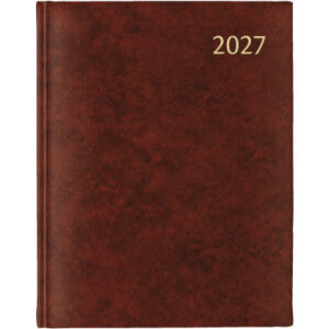 AURORA Agenda Florence Largo 2027 3115R 1T/1S bordeaux ML 16.5x21cm