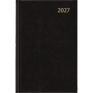 AURORA    Agenda Balacron Folio     2027 FA111Z    2T/1S schwarz ML       14x21cm