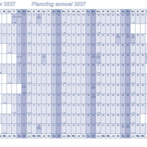 BEREC Papierjahresplaner 2027 B 5602/27 1J/1S blau A2