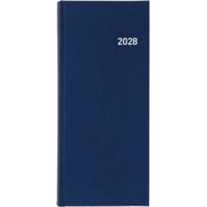 BIELLA Geschäftsagenda Tower ML 2028 800311050 1T/2S blau ML 13.5x31.5cm