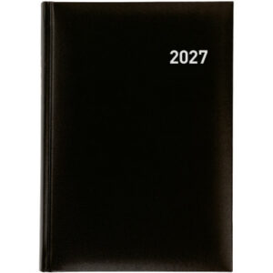 BIELLA Geschäftsagenda Manager 2027 806511020 1W/2S schwarz ML 14.5x20.5cm
