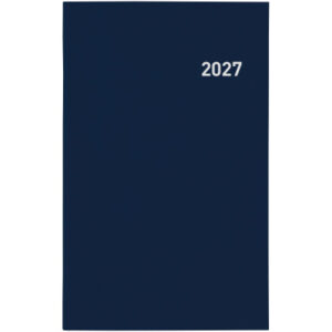 BIELLA Geschäftsagenda Compact 2027 807370050 1W/1S blau ML 15x24cm