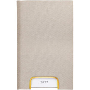 BIELLA Geschäftsagenda Disponent 2027 807401100 1T/1S beige ML 10.1x16cm