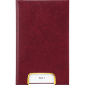 BIELLA Geschäftsagenda Disponent 2027 807401470 1T/1S weinrot ML 10.1x16cm