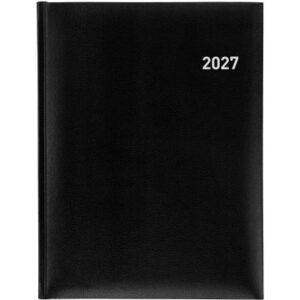 BIELLA Geschäftsagenda Orario 2027 809301020 1W/2S schwarz ML 17.8x23.5cm