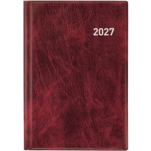 BIELLA Geschäftsagenda Terminia 2027 817535470 1W/2S weinrot ML 14.5x20.5cm