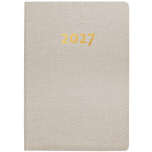BIELLA Taschenagenda Tell 2027 823201100 2T/1S beige ML 8.5x12.5cm