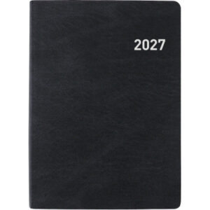 BIELLA Taschenagenda Rex 2027 825301020 1W/2S schwarz ML 10.1x14.2cm