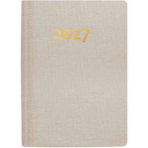 BIELLA Taschenagenda Rex 2027 825301100 1W/2S beige ML 10.1x14.2cm
