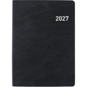 BIELLA Taschenagenda Memento 2027 825401020 1W/2S schwarz ML 10.1x14.2cm