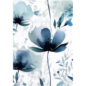 BIELLA TA Memento Trend 2027 825413750 1W/2S Blue Flower 10.1x14.2cm