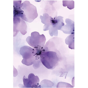 BIELLA TA Memento Trend 2027 825413770 1W/2S PurpleFlower 10.1x14.2cm