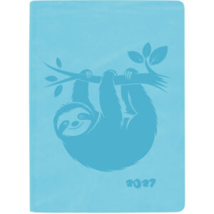BIELLA Taschenagenda Memento 2027 825715060 1W/2S hellblau ML 10.1x14.2cm