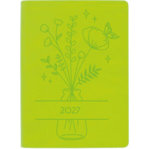 BIELLA Taschenagenda Memento 2027 825715310 1W/2S hellgrün ML 10.1x14.2cm