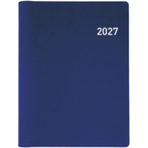 BIELLA Taschenagenda Rex Wire-O 2027 825773050 1W/2S blau ML 10.1x14.2cm
