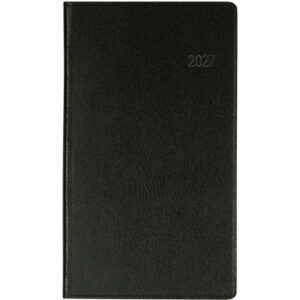 BIELLA Taschenagenda Budget 2027 830360020 1W/2S schwarz ML 8.7x15.3cm