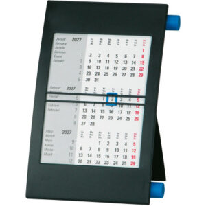 BIELLA Pultkalender Desktop 2027 883501020 3M/1S Frame transp. ML 18x11cm