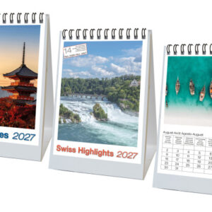 BIELLA Pultkalender Imago 2027 887160000 1M/1S World pl. ML 10.5x14.8cm