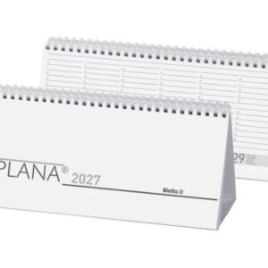 BIELLA Pultkalender Seplana 2027 887371000 1W/2S grau ML 29.8x11.7cm