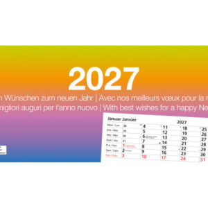 BIELLA    Abreissblock Nr.14        2027 889014000 1M/1S mehrfarbig ML     24x9cm