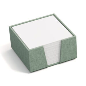 BIGSO BOX Zettelkasten James 110x110mm 2711C1601 Leinen, mintgrün