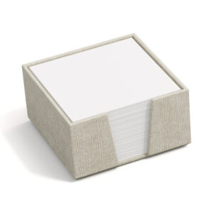 BIGSO BOX Zettelkasten James 110x110mm 2711C5501 Leinen beige