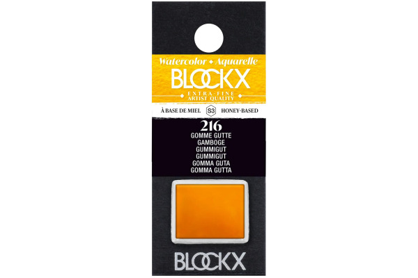 BLOCKX Aquarellfarbe 1.5ml 41216BXC gummigutt
