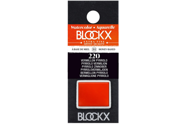 BLOCKX Aquarellfarbe 1.5ml 41220BXC pyrrolo zinnoberrot