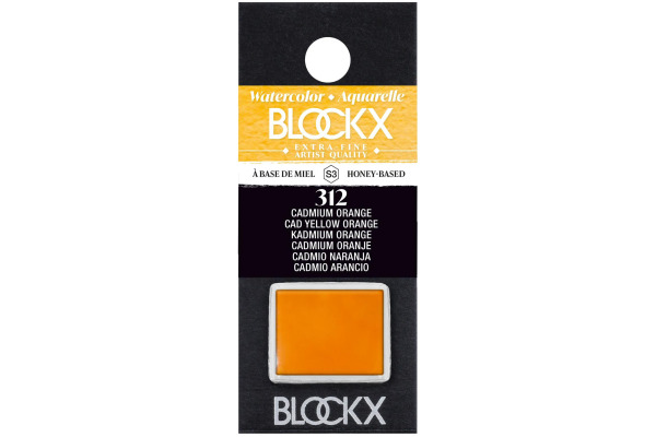 BLOCKX Aquarellfarbe 1.5ml 41312BXC kadmiumorange