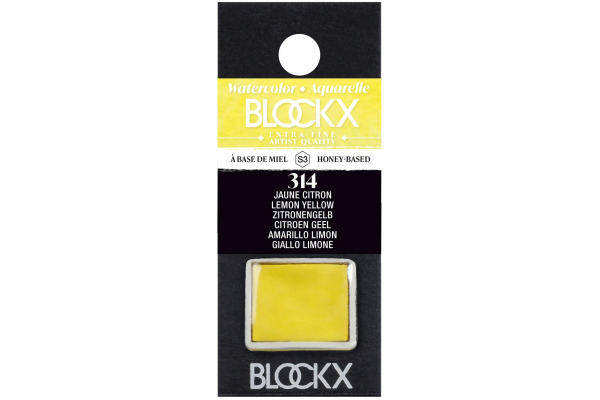 BLOCKX Aquarellfarbe 1.5ml 41314BXC zitronengelb