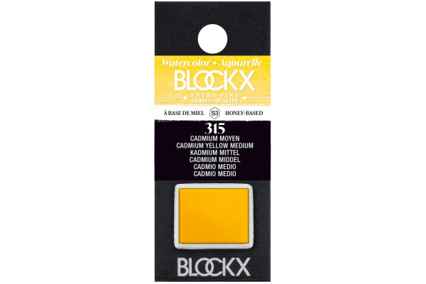 BLOCKX Aquarellfarbe 1.5ml 41315BXC kadmium mittel