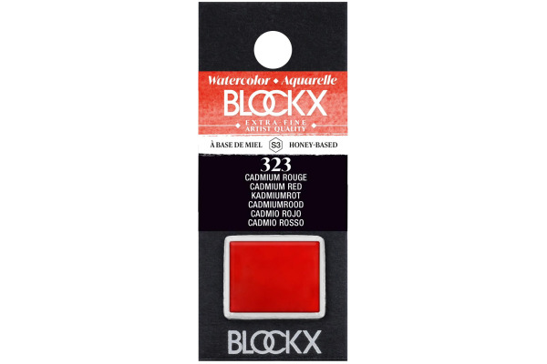 BLOCKX Aquarellfarbe 1.5ml 41323BXC kadmiumrot