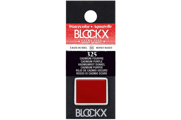 BLOCKX Aquarellfarbe 1.5ml 41325BXC kadmiumrot dunkel