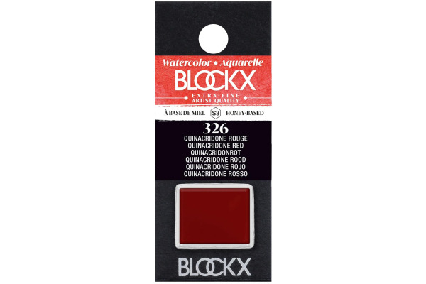 BLOCKX Aquarellfarbe 1.5ml 41326BXC quinacridonrot