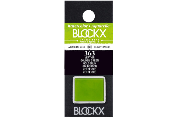 BLOCKX Aquarellfarbe 1.5ml 41363BXC goldgrün