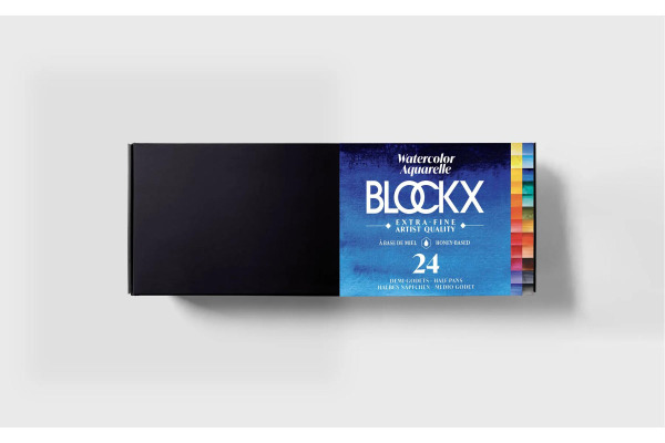 BLOCKX Malkasten Aquarell 41624BXC 24 Farben – Bild 2